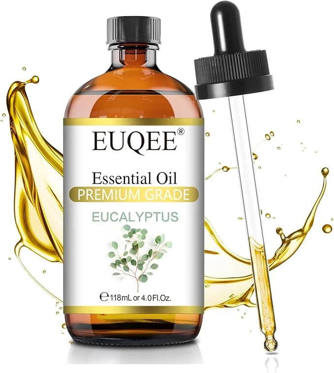 Easy-to-Use EUQEE Eucalyptus Essential Oil 118ml Pure Eucalyptus Oil Functional