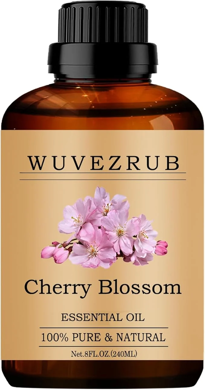 Solid Cherry Blossom Essential Oils 240ML Pure and Natural Essential Oil Original Design