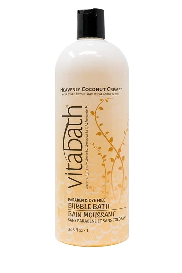 Contemporary Vitabath Heavenly Coconut Crème Bubble Bath Rich Foaming Bubbly Soak Relaxing Traditional