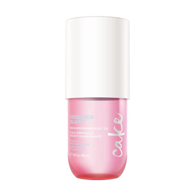 Trendy Cake Beauty Body Oil Desserted Island Carefully Designed