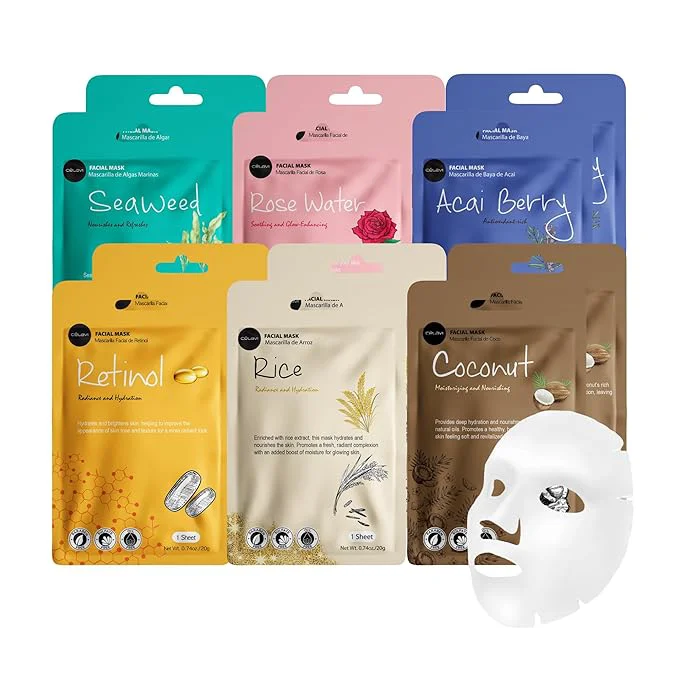 World-Class Celavi Face Mask Sheet 12 Pacl K-Beauty Skincare Korea Skin Care Moisturizing Detailed