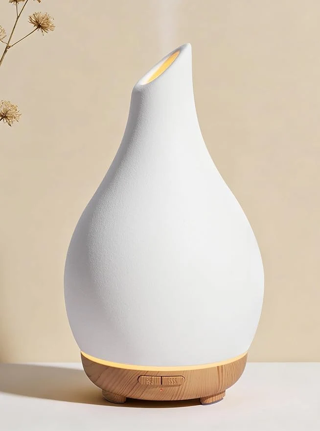 Functional InnoGear Essential Oil Diffuser 150ml Ceramic Diffuser Handcrafted Stone First-Class