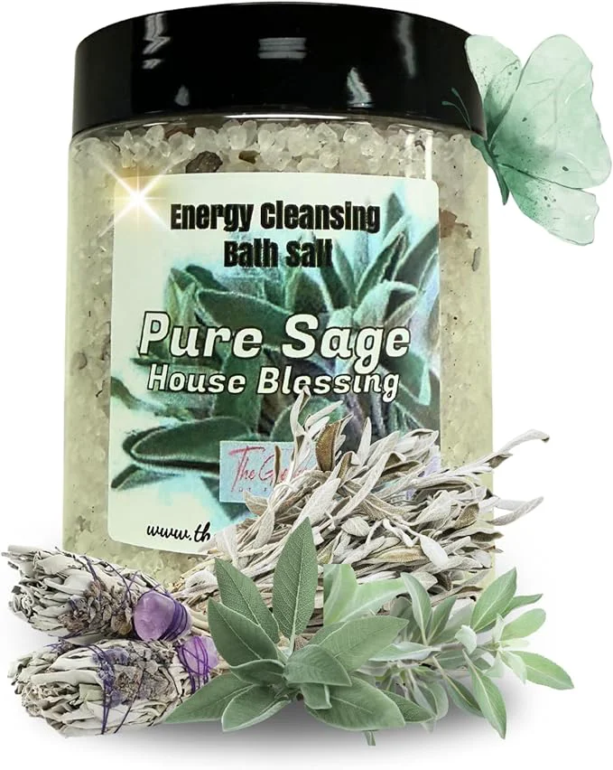 Smart Pure Sage Bath Salts – Dead Sea Salt Bath Soak Casual