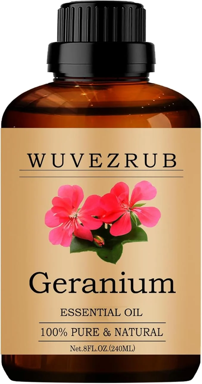Original Geranium Essential Oils 240ML Pure and Natural Essential Oil Solid