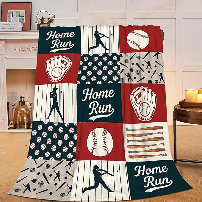 Exceptional Baseball Blanket Super Soft Warm Fluffy Fleece Flannel Ball Sports Throw Blanket Cozy Fuzzy Plush Stuff Home Run Bedding Blankets Gifts for Teens Boys Kids Women Girls Adults 60 quot X50 quot Environmentally Friendly