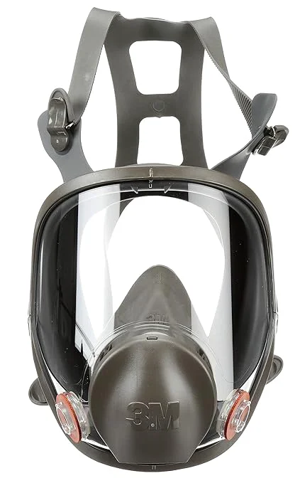 Verified 3M Full Facepiece Reusable Respirator 6900 Large Lens ANSI High Impact Eye Exceptional