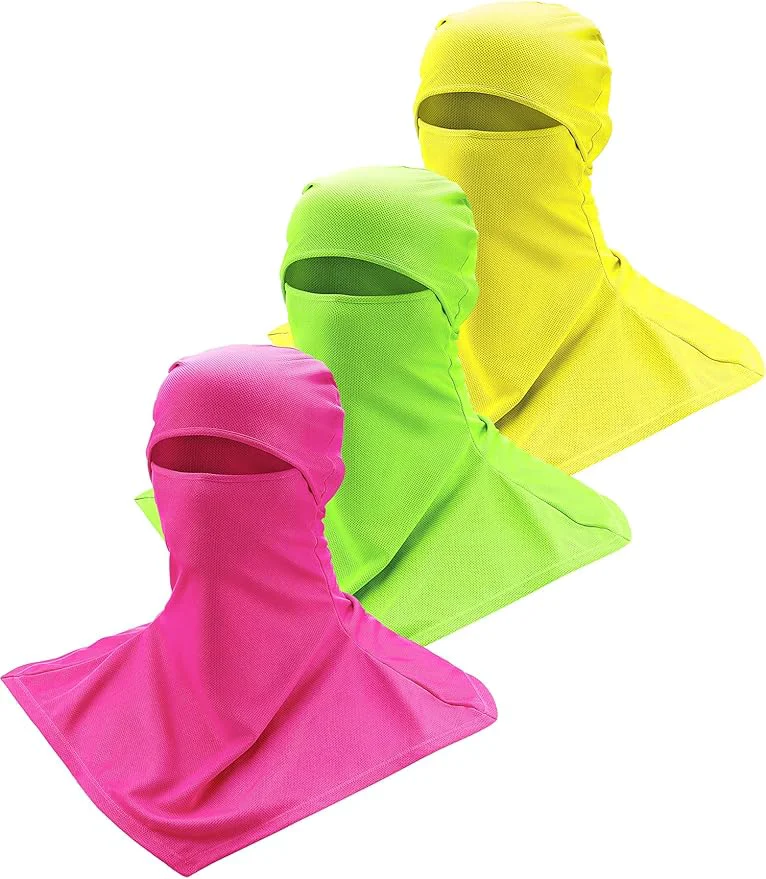 Easy-to-Use SATINIOR 3 Piece Balaclava Face Cover Sun Protection Neck Cover Summer Elite