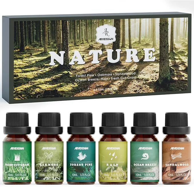 Soft Nature Essential Oils Set ARVIDSSON Natural Fragrance Oils Breathable