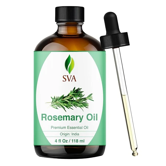 Detailed SVA Rosemary Essential Oil – 4 Fl Oz – Natural Rosemary Oil World-Class