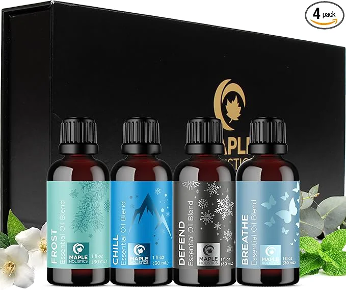 Authentic Winter Essential Oils Set for Diffuser Contemporary