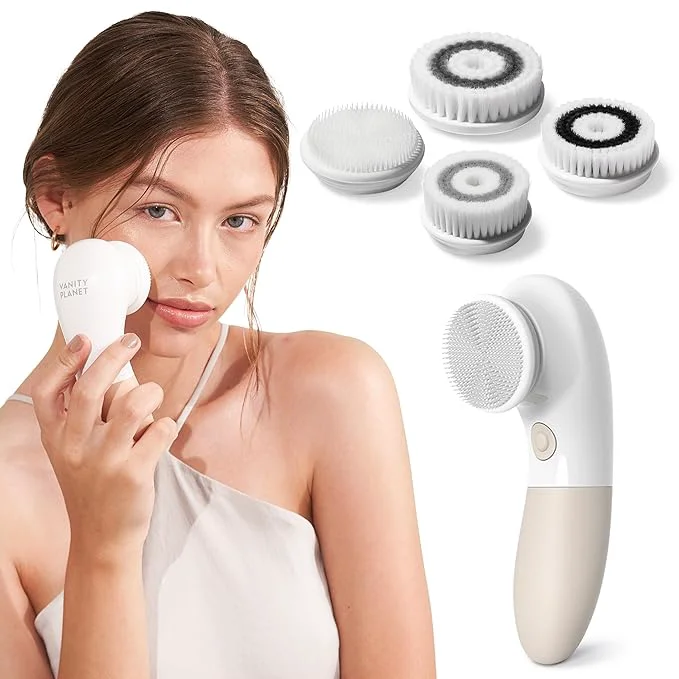 Stylish Vanity Planet Raedia Facial Cleansing Brush Professional