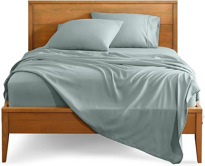 First-Class Bare Home Full Sheet Set - 1800 Ultra-Soft Microfiber Full Bed Sheets - Double Brushed - Deep Pockets - Easy Fit - 4 Piece Set - Bedding Sheets amp Pillowcases Full Sea Spray Proven