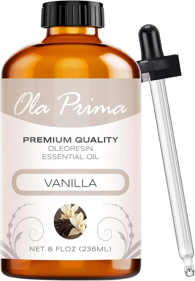 Trendy Ola Prima Vanilla Essential Oil 8oz Therapeutic Original Design