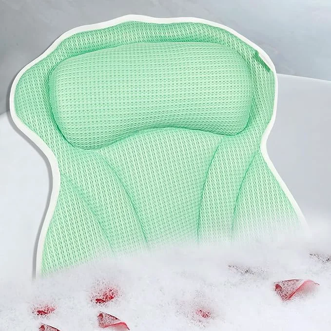 Fashionable Bath Pillow Bath Pillows for Tub Neck and Back Support Bathtub Pillows for Dependable