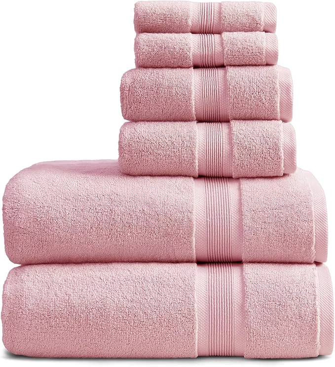 Sustainable Springtree Home Luxury Bamboo Rayon Bath Towel Set 6 Piece Set 35 Bamboo Environmentally Friendly