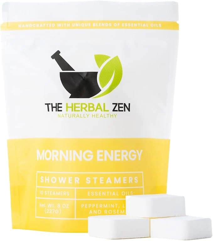 Enhanced Morning Energy Shower Steamers Aromatherapy 10 Pack Solid