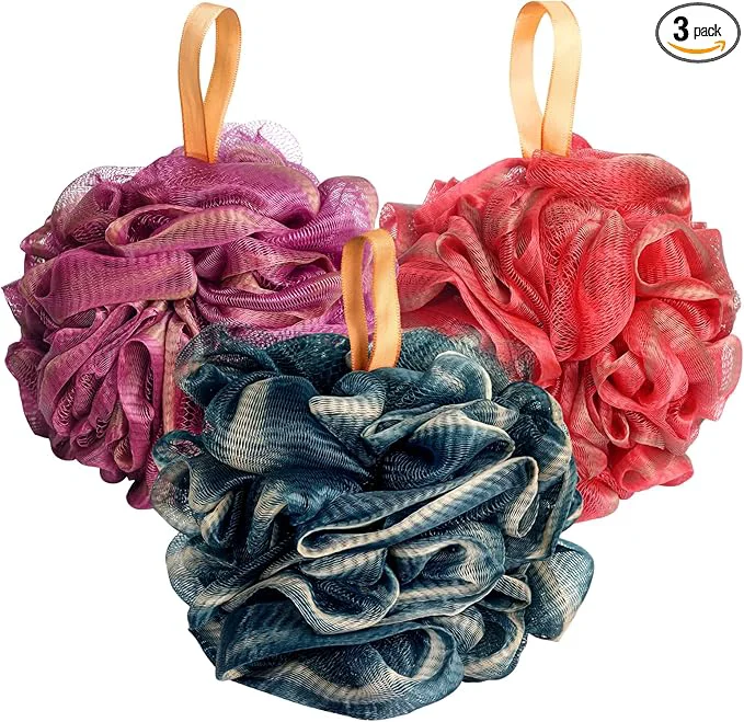 Fashionable Fishent Shower Sponge Shower Loofah Body Wash Loofah Sponge Body Scrubber Flexible