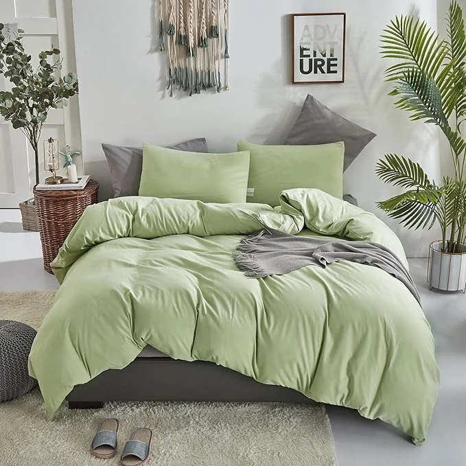 Powerful KAREVER Sage Comforter Set King Green Bedding Set Women Bed Comforter Set Breathable Blanket Men Light Sage Green Lightweight Quilts Set King Size Crafted