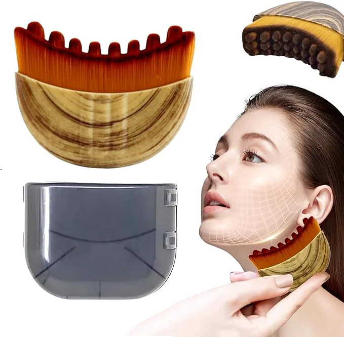 Premium Lymphatic Contour Face Brush，Lymphatic Drainage Brush，Lymphatic Drainage High-Grade