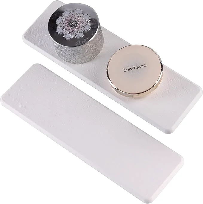 Prestigious NiuYichee 2 Pcs Water Absorbing Stone Trays Kitchen Bathroom Sink Soap Dish High-Performance