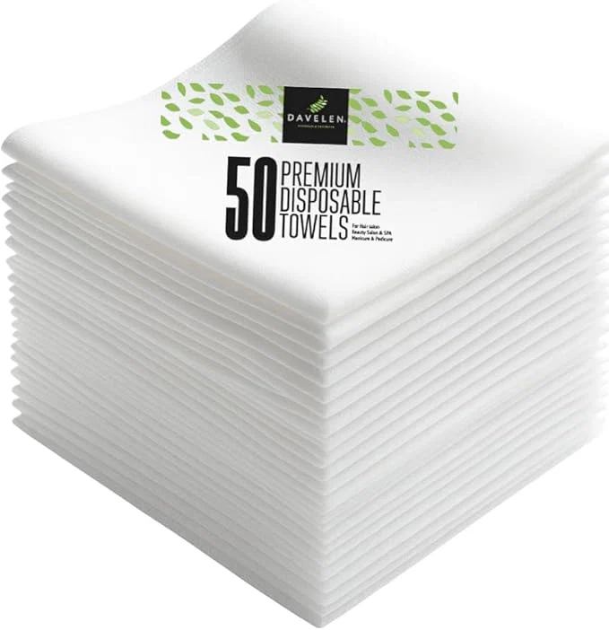 Smart DAVELEN Disposable Large Luxury Towels Spa and Salon Quality Softness Responsible