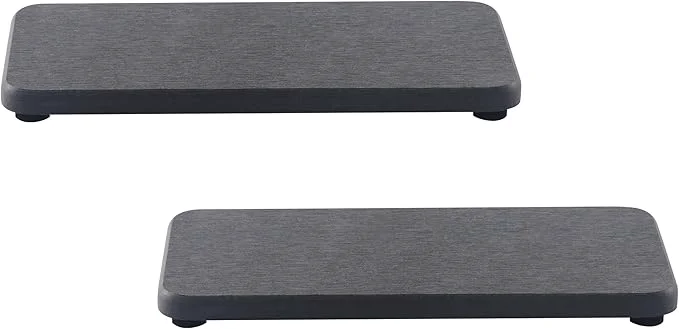 Powerful NiuYichee 2 Pcs Water Absorbing Stone Trays Kitchen Bathroom Sink Soap Dish Superior