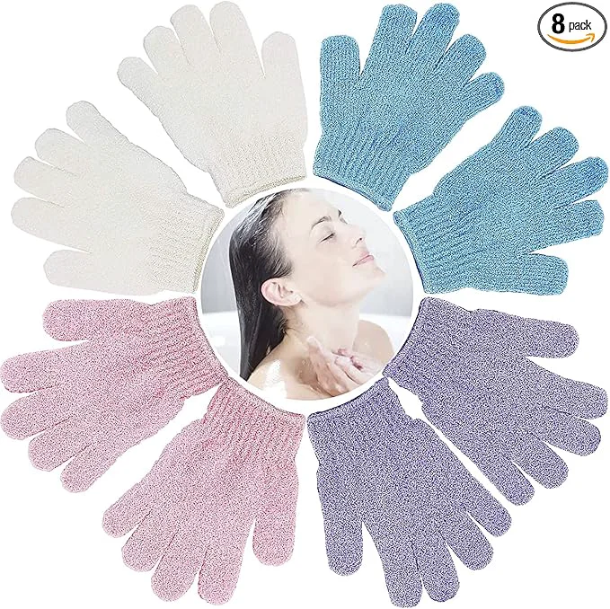 Expertly Made 8 PCS ROTOPATA Deep Exfoliating Gloves Mitt Artisan