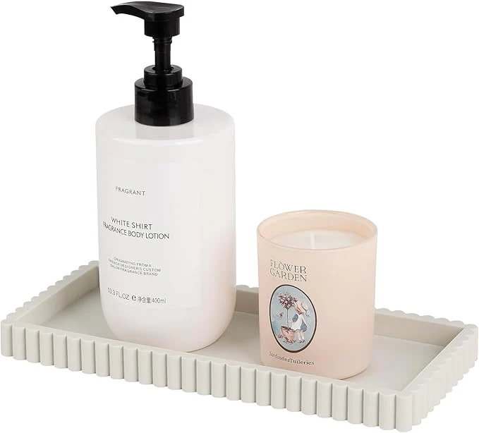 Outstanding Silicone Bathroom Tray Small Vanity Organizer Rectangle Sink Caddy Sponge Convenient