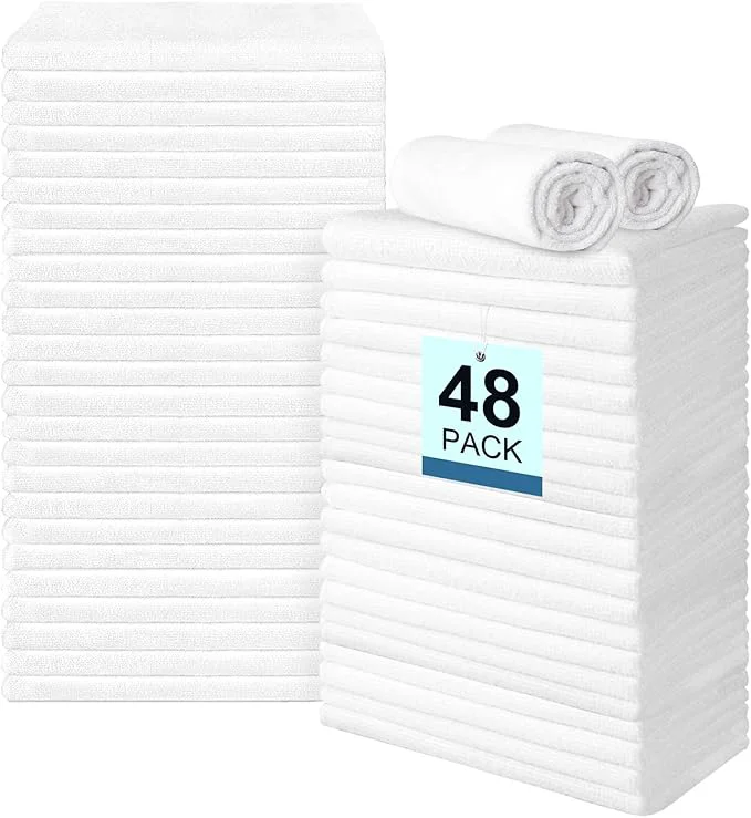 Pure UNIMADE 48 Pack Hand Towels Set Long-Lasting