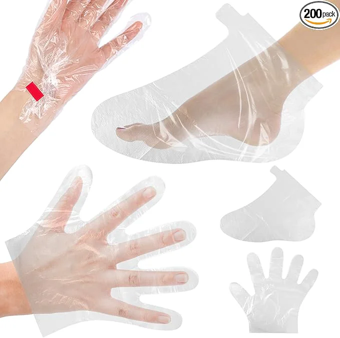 Versatile 200 Pcs Paraffin Wax Liners for Hands and Feet Enhanced