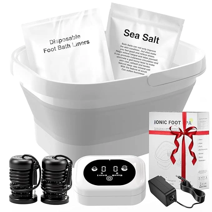 Genuine Ionic Foot Bath Detox Machine Foot Detox Foot Bath Soak Tub Verified