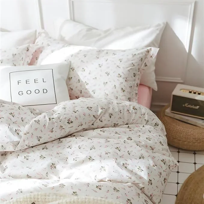 Powerful HighBuy Pink Floral Comforter Set Twin XL Garden Botanical Coquette Bedding Comforter Set for Girl Chic Flower Bedding Sets Twin XL Vintage Comforter Sets 1 Pink Floral Comforter with 2 Pillowcases Flexible
