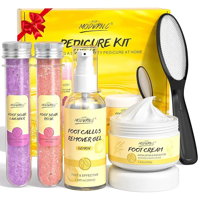 Efficient Pedicure Kit For Feet 5pcs Foot Spa Set For Christmas Birthday Valentine's Excellent