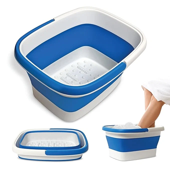 Excellent Mantello Collapsible Foot Bath Foot Soaking Tub Portable Foot Spa Pedicure High-Grade