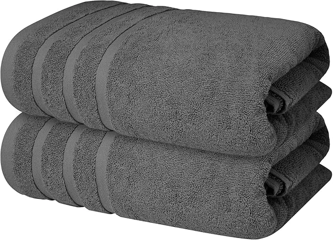 Breathable Infinitee Xclusives Cotton Luxury Bath Towels Set of 2 Fine