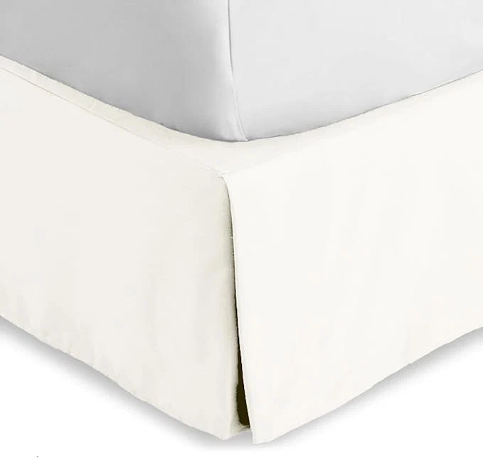 Excellent Bare Home Kids Twin Bed Skirt - 15-Inch Tailored Drop Easy Fit - Bed Skirt for Beds - Center amp Corner Pleats Twin Cream Verified