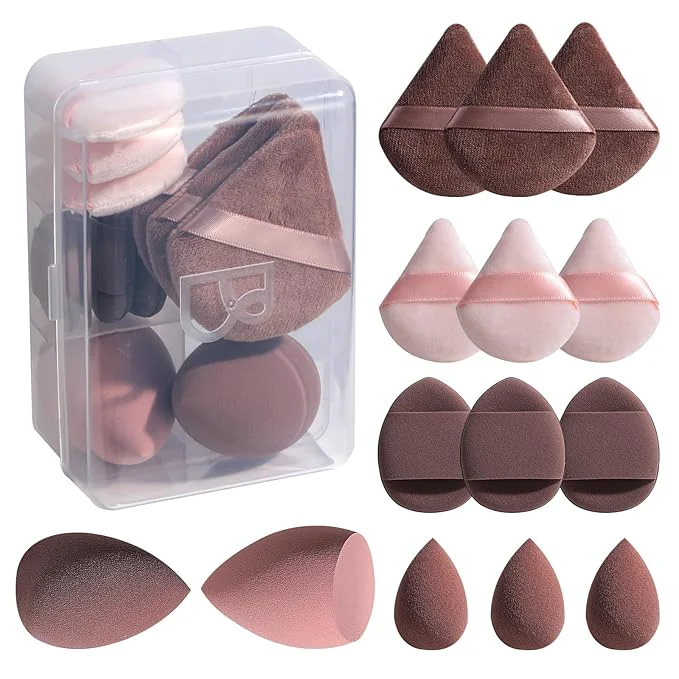 Soft Makeup Sponge Set BS-MALLTriangle Puff 14 Pcs Dependable