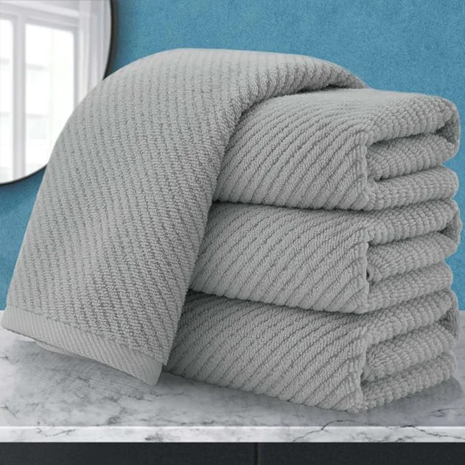 Original Design VOOVA MOVAS Grey Hand Towels for Bathroom Large 18 x 28 Safe