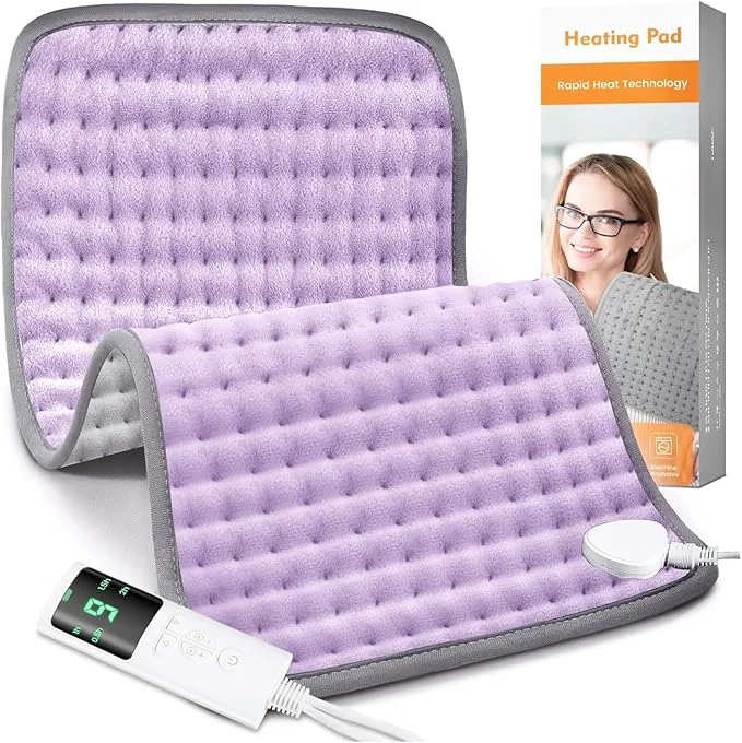 Minimalist Heating Pad for Back Pain Relief Heating Pads for Period Cramps Verified