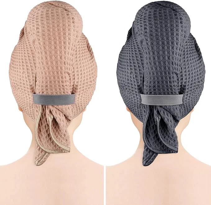 Dependable GLIMGLINT 2 Pack Microfiber Hair Towel Wrap Original