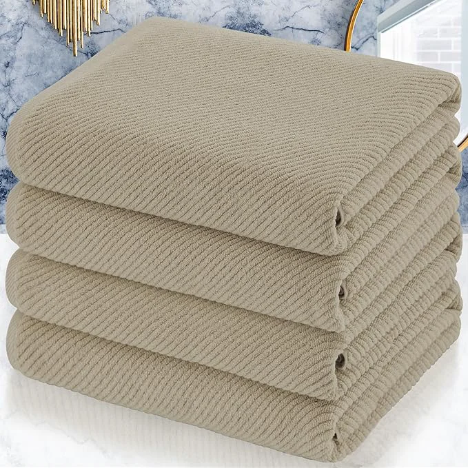 Healthy VOOVA MOVAS Bath Towels Set of 4 Large 30 x 56 Prestigious
