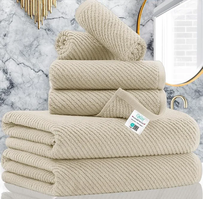 Verified VOOVA MOVAS Bath Towel Sets Fine Crafted