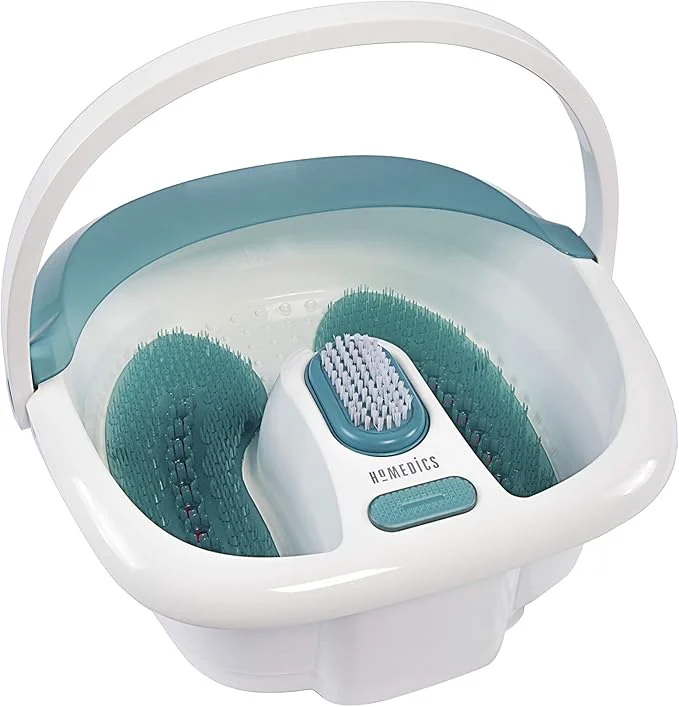 Fast HoMedics Bubble Spa Elite Footbath 2-in-1 Removable Pedicure Center Toe-Touch Powerful