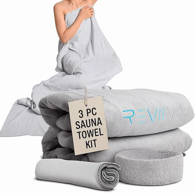Premium Sauna Blanket Insert Towel 3Pc Kit User-Friendly