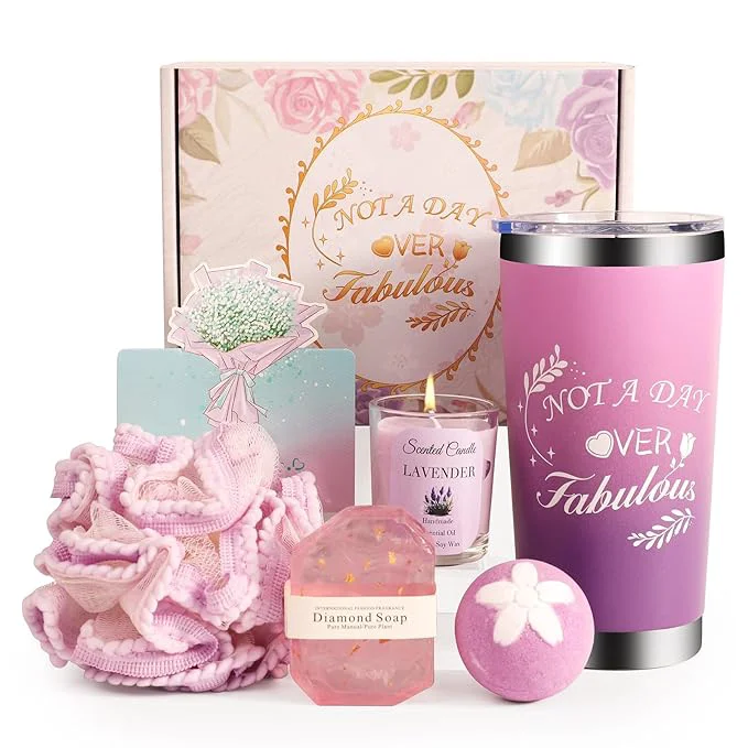 Environmentally Friendly Birthday Gift for Women Spa Basket Sets Get Well Gifts Self Care Gifts for Elite