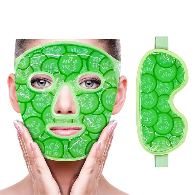 Minimalist ZNÖCUETÖD Face Eye Mask Ice Pack Premium Material