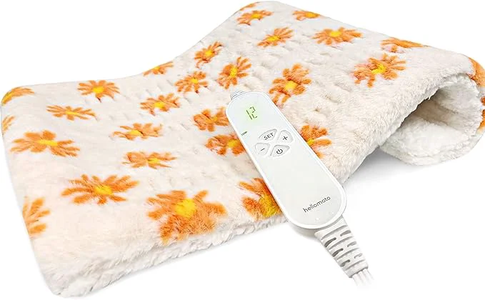 Efficient HELLOMOTO Heating Pad for Pain Relief Electric Heating Pad for Back Pain and Modern