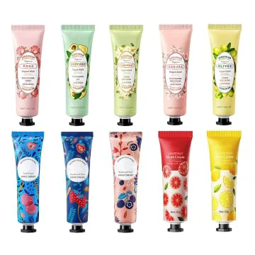 Contemporary 10 Pack Hand Cream for Dry Cracked Hands Birthday Gifts for Women Bridesmaid User-Friendly