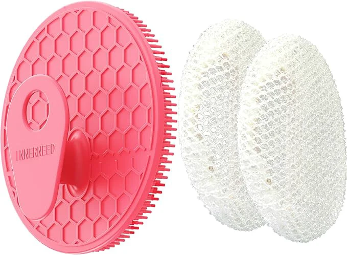 Premium INNERNEED Food-Grade Silicone Body Scrubber Gentle Cleansing Brush Official
