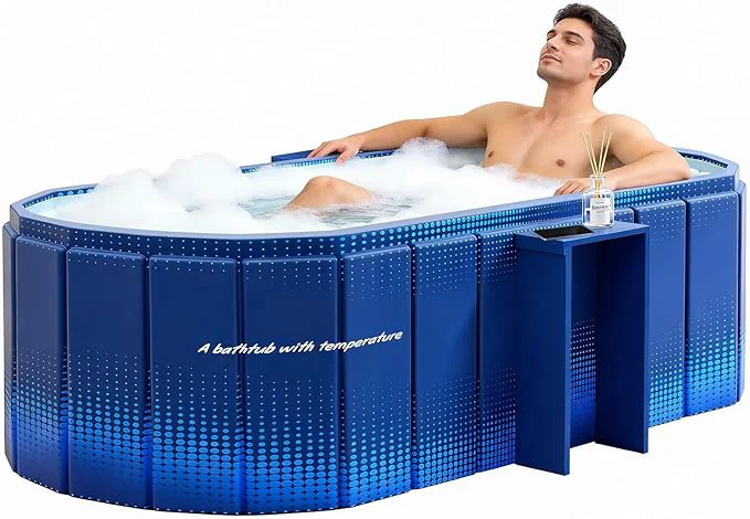 Exclusive Portable Foldable Bathtub standing Bathtub No Installation Bathroom SPA Minimalist